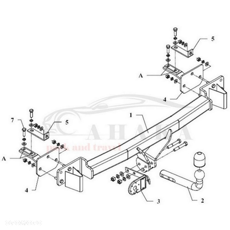 Hak Holowniczy Odkręcany Do Bmw Seria 5 E39 Touring Kombi 1997-2004 - 5