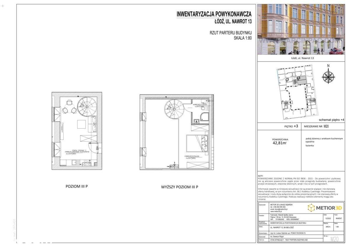 ok. Piotrkowska:  Iii piętro/winda, lokal jak loft-1