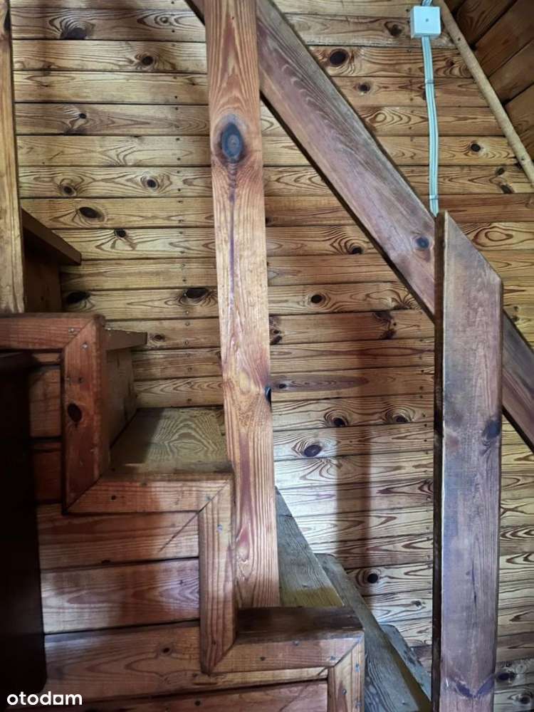 Dom drewniany letniskowy przy lesie Działka 955m-13