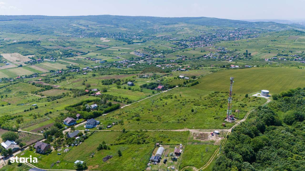 Teren Intravilan comuna Tomești | Priveliște deosebită-2