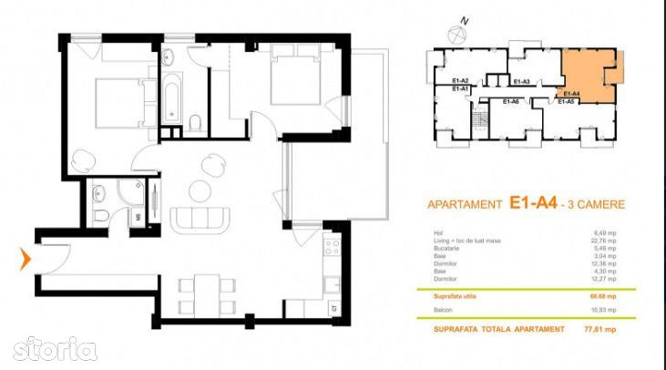Apartamente de vanzare cu 3 camere in bloc nou 2022- Zona Torontalului