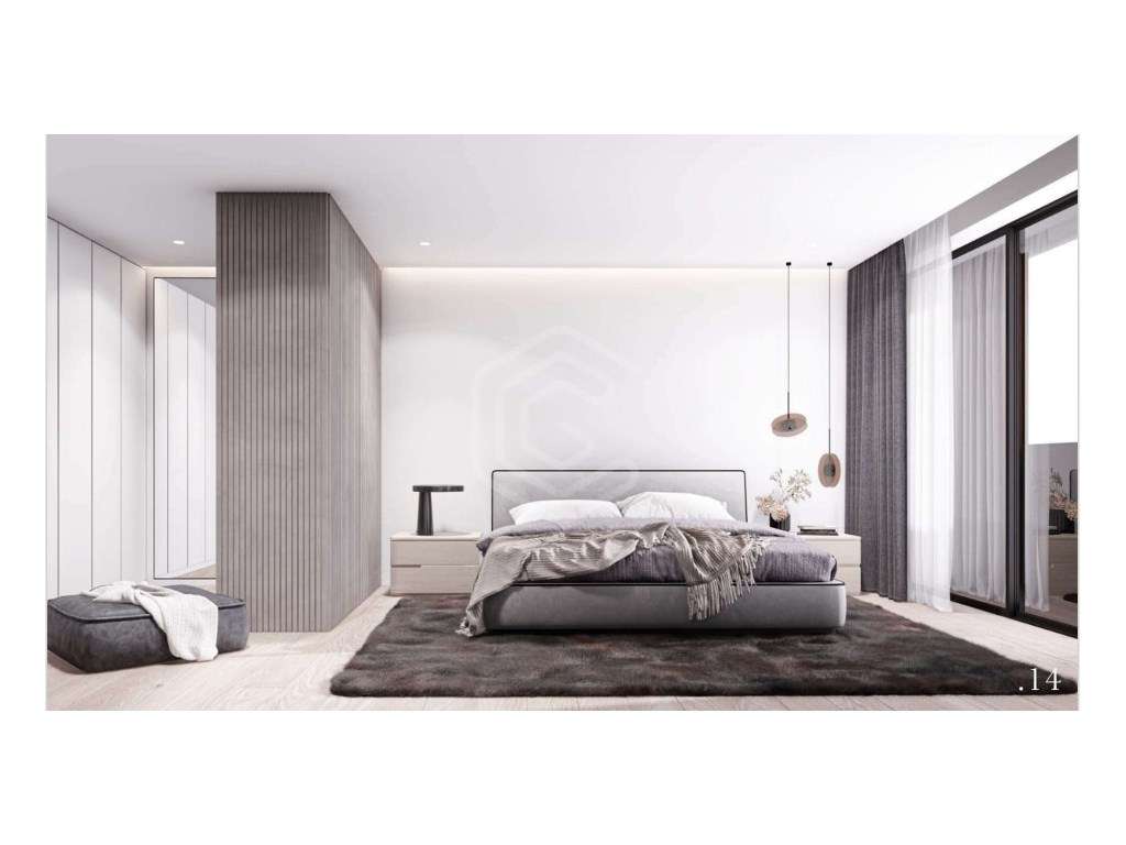 T2, com varanda com 20.4m2 e Garagem para 1 carro. - Grande imagem: 2/21