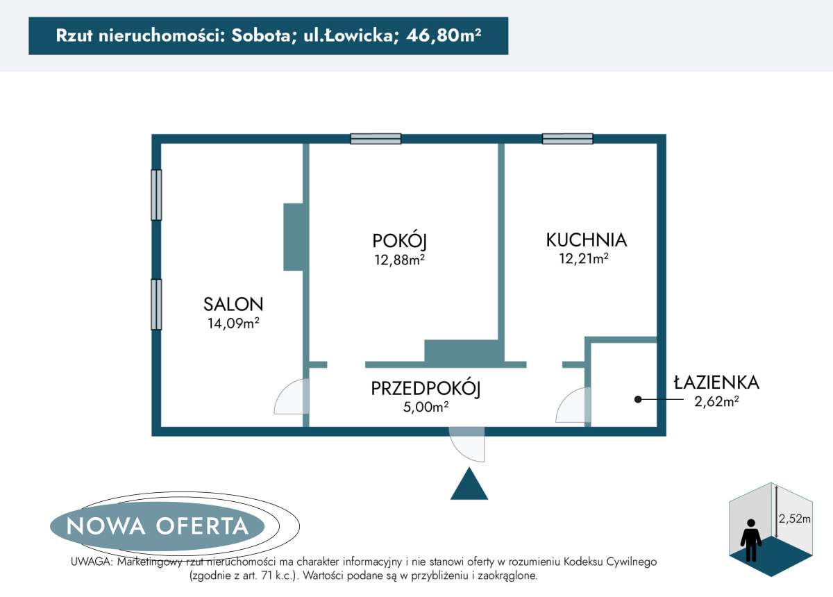 Mieszkanie bezczynszowe Sobota-4