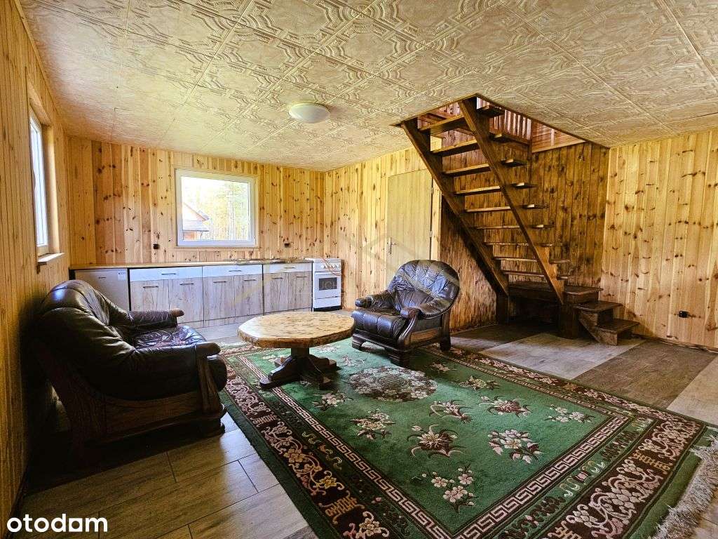 Drewniany dom letniskowy na 30-arowej działce w środku lasu - Pełny obrazek: 5/20