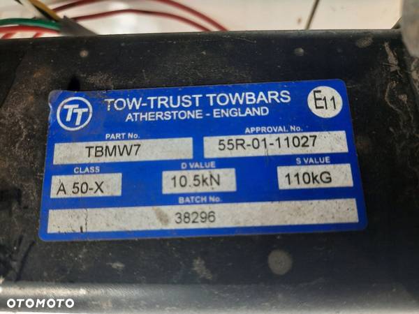 BMW 3 f31 belka hak holowniczy TOW TRUST - 6