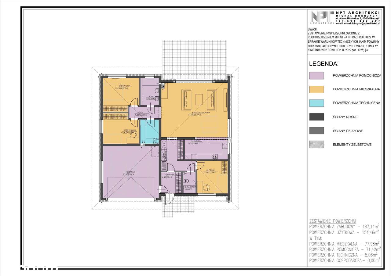 Serock-Wierzbica dom parterowy  155 m2 z garażem dwustanowiskowym-2