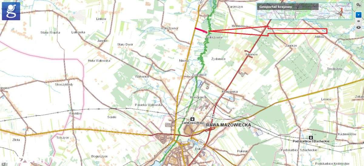 Działka przemysłowa Pokrzywna k/Rawy Mazowieckiej-1