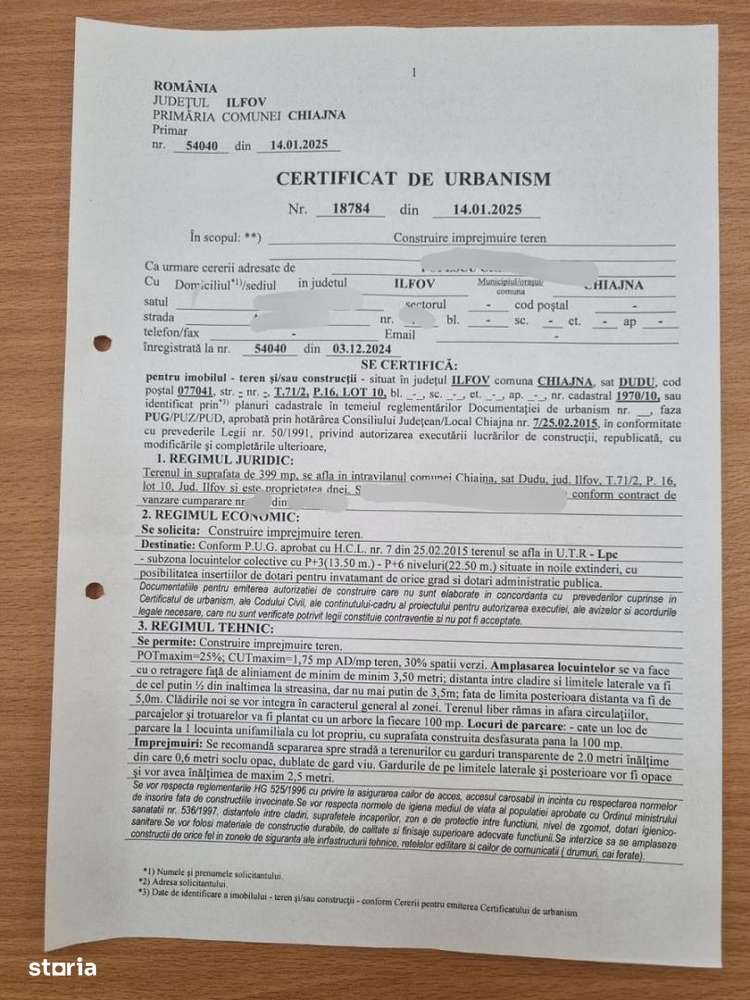 Teren 400 mp Militari-Rezidence, 86000 euro.negociabil - Imagine principală: 5/8