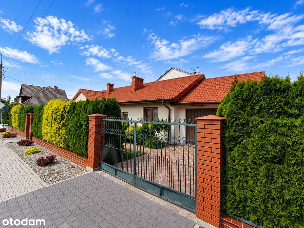 Dom parterowy 112,85 m² z ogrodem i garażem – Radom, ul. Dzielna