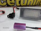 Suporte De Lâmpada De Matricula Com Led Branco Para Audi A1, A3, A4 B8, A5, A6, A7, Q3, Q5, Q7, TT, TTS, TTRS, Porsche Panamera 2010-, Seat Alhambra, Ibiza 6J SC/5-doors/ST 2008, Ateca, VW Sharan 7N, Touran GP2, Touareg 2, Tiguan, Polo, Golf 6, 7 Variant, Golf Plus, Jetta, Passat B6, B7, Skoda Fabia 5J, Superb 3T, Octavia (5E), Rapid  Yeti 5L. - 11