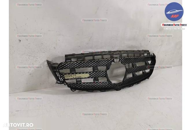 Grila Centrala Radiator Mercedes E Class W213 2016 2017 2018 2019 originala Model cu camera - 2