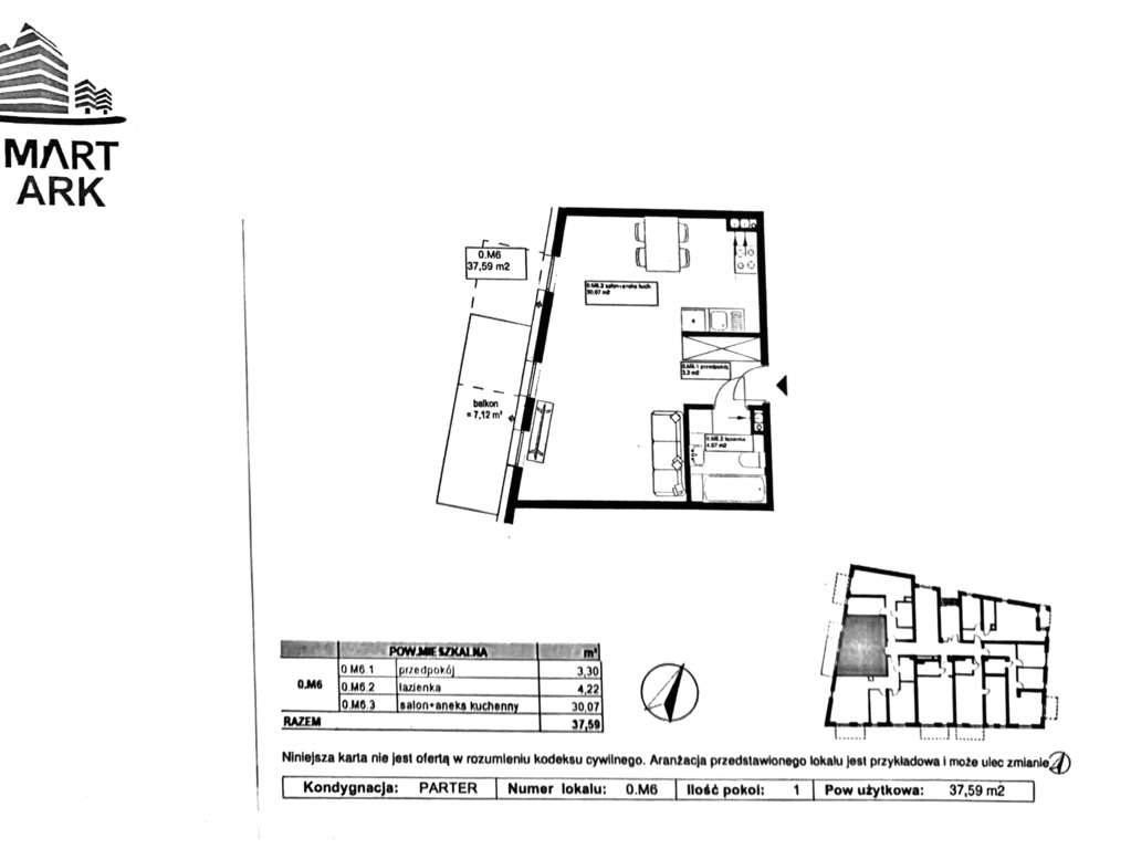 Nowa kawalerka, stan deweloperski – okazja!-6