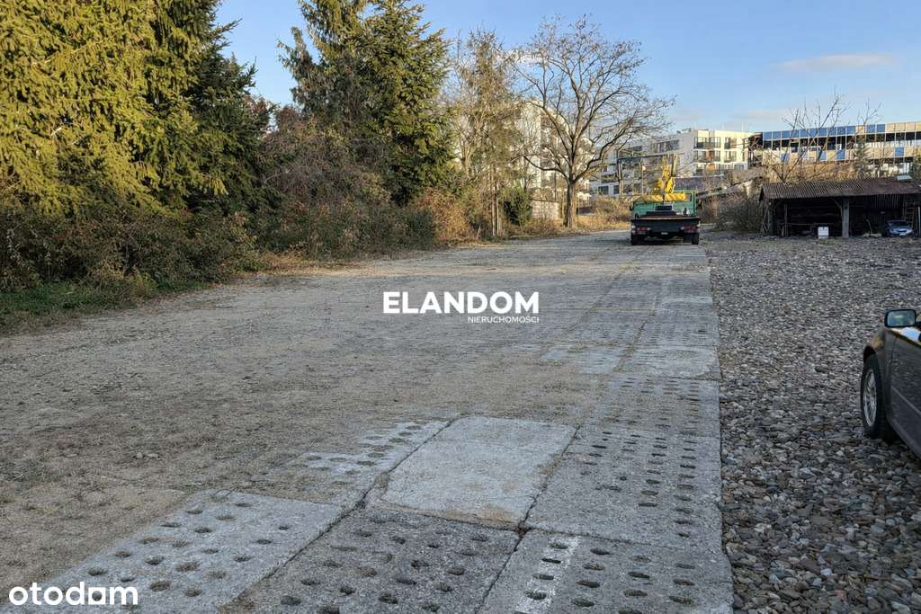 Działka pod usługi, ogrodzona, prąd