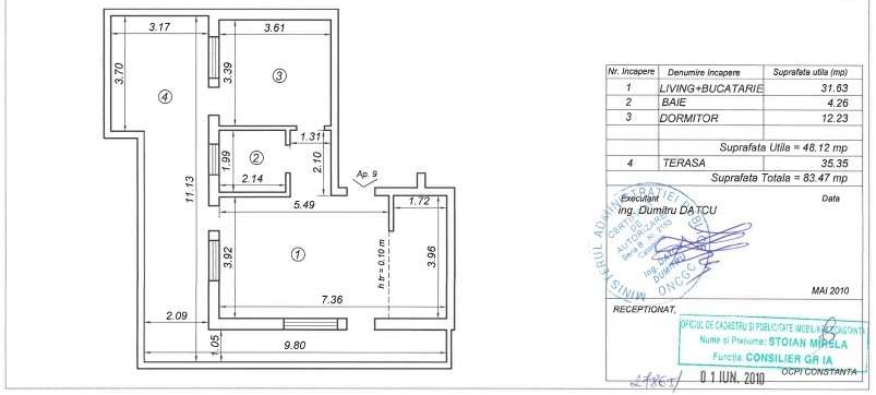 Penthouse cu terase de 110mp si parcare privata-12