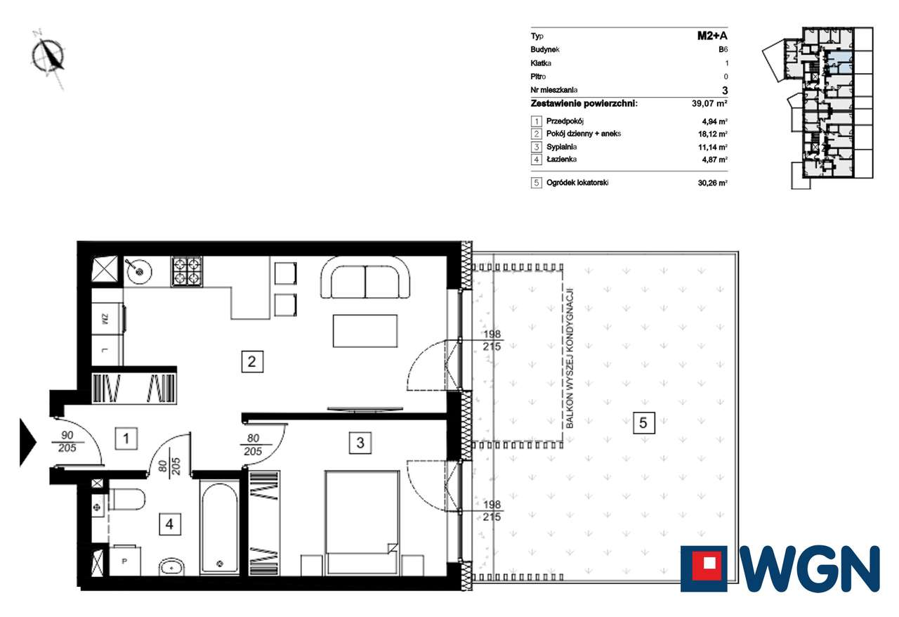 Nowe mieszkanie 2-pokojowe z ogródkiem, 39,07m2, Dziesiąta. Lublin-1