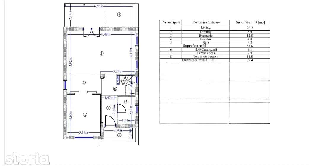 Casa P+ 1Etaj/4 camere/Com.Berceni/Comision 0%-4