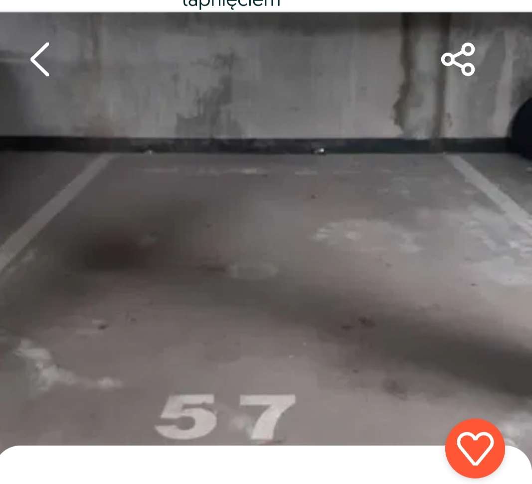 Sprzedam miejsce parkingowe w garażu podziemnym, ul. Modra