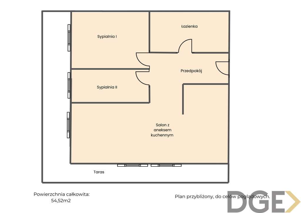 Loftowy klimat i prywatny ogródek | 54 m², Kraków-16