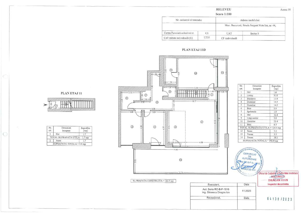 VANZARE APARTAMENT 4 CAMERE PENTHOUSE - ONE COTROCENI PARK-19