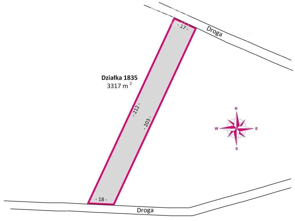 Działka rekreacyjna 33,17 ar Harta - Pełny obrazek: 4/11