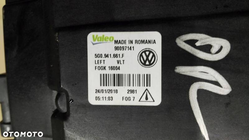 VW GOLF VII 7 17- HALOGEN LEWY 5G0941661F - 3