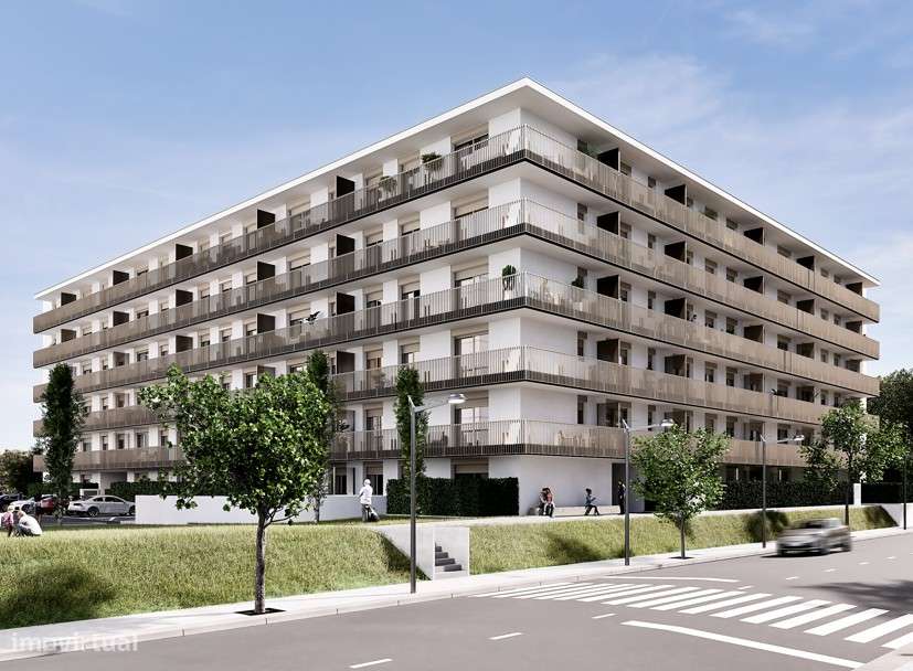 T1 Novo com Varanda (6m2) e 2 lugares de garagem em Canidelo - Grande imagem: 4/18