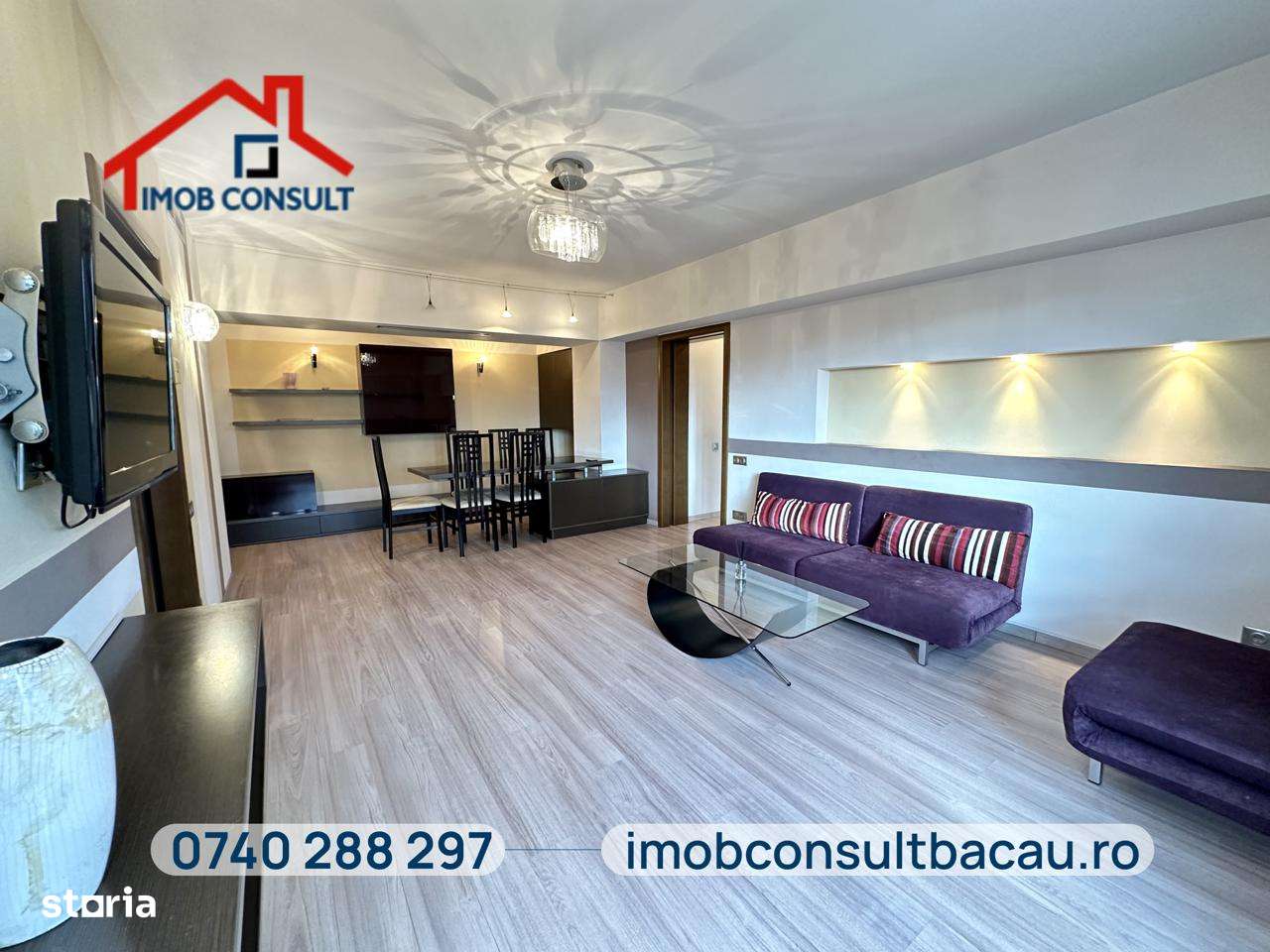 Spațiu și confort în centrul Bacăului | 2 camere, 72 mp | CE1832-0