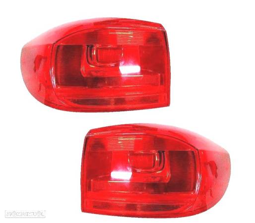 FAROLINS PARA VOLKSWAGEN VW TIGUAN 11-16 VERMELHO - 1