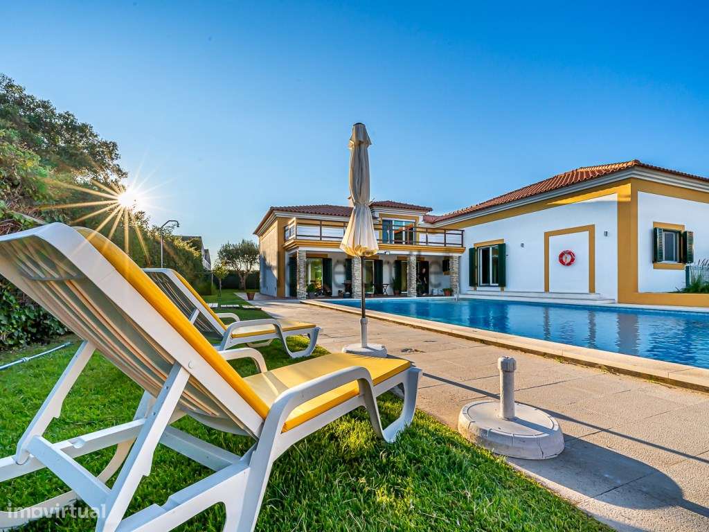 MORADIA LUXO STO ESTEVÃO. PISCINA. GARAGEM. COURT TÉNIS-0