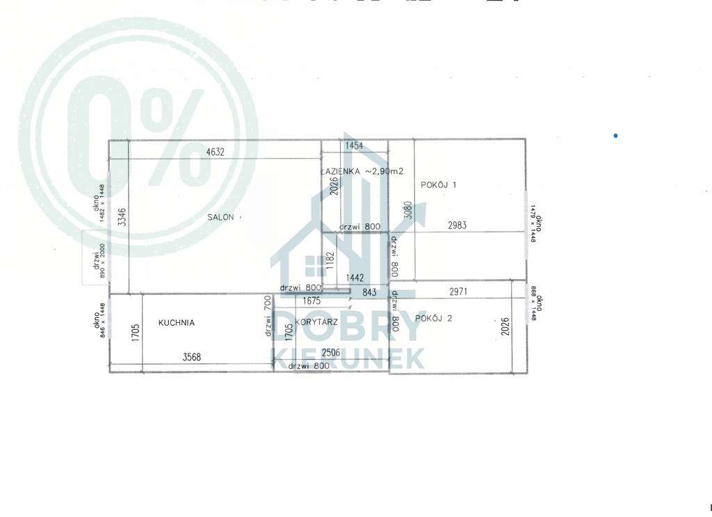 Mieszkanie 3 pokoje na Ochocie - Pełny obrazek: 2/11