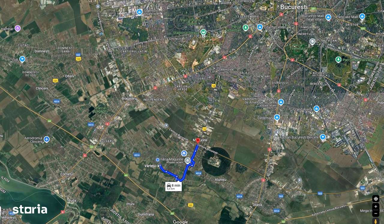 Teren 1600 mp de Inchiriat | 2 Deschideri | Oras Magurele - Imagine principală: 5/5