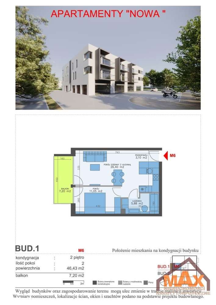 Apartament Tychy Żwaków - Pełny obrazek: 5/9