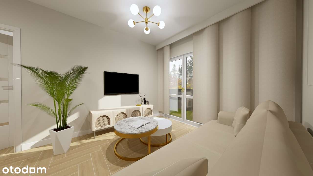 Koncertowe Wzgórze | 43,7 m² | Stan deweloperski - Pełny obrazek: 4/14