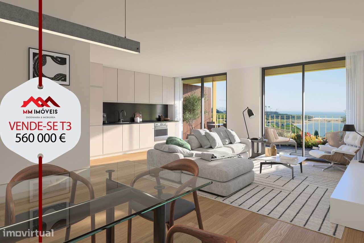 Apartamento T2 Terraco 2 Lugares Estacionamento Novo Luxo Ma