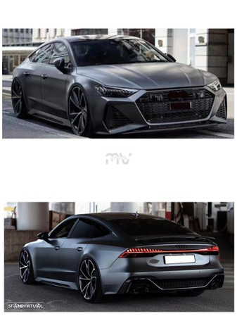 Body Kit Audi A7 C8 (2020 em diante) Look RS7 - 2