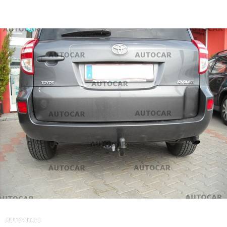 Carlig de remorcare pentru TOYOTA RAV 4 - 5usi, fara roata de rezerva pe haion- sistem semidemontabil -cu suruburi - din 2005 - 8