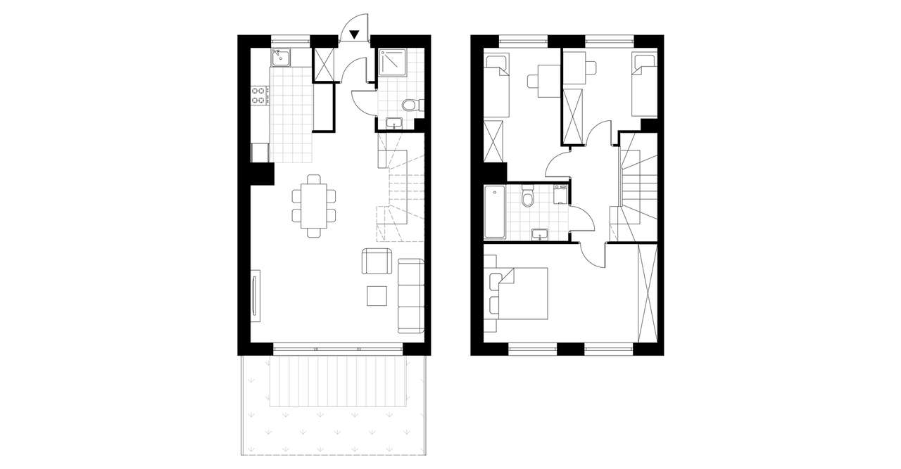 4-pokojowy dom 91m2 + ogródek Bez Pośredników - Pełny obrazek: 3/8