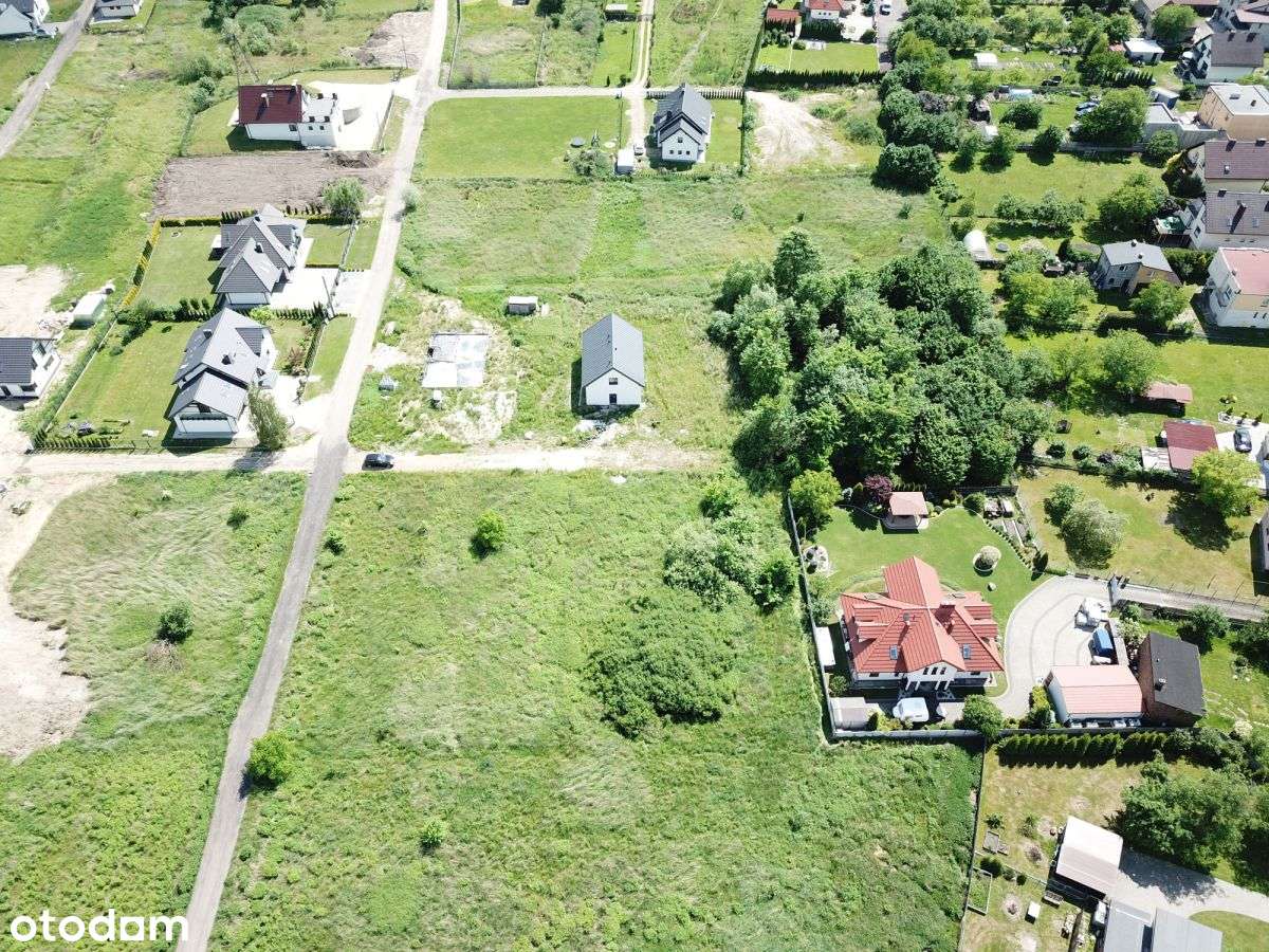 Działka budowlana z mediami 1000 m² Krasowy-6