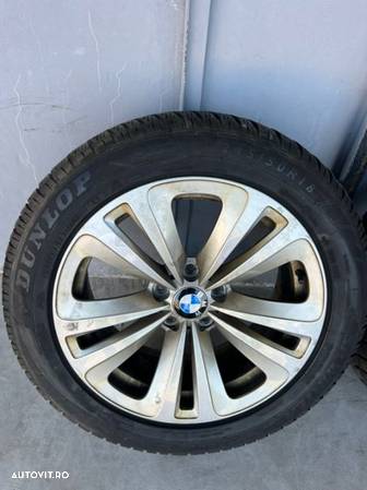 Jante Bmw seria 7 cu cauc 245/50/R18 Dunlop iarna dot 2011 3-4mm 8jx18is30 - 5