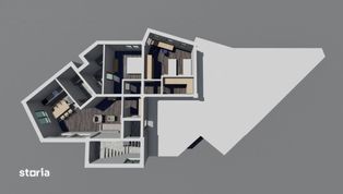 Vand apartament 3 camere in bloc nou zona Micalaca - ID : RH-40162