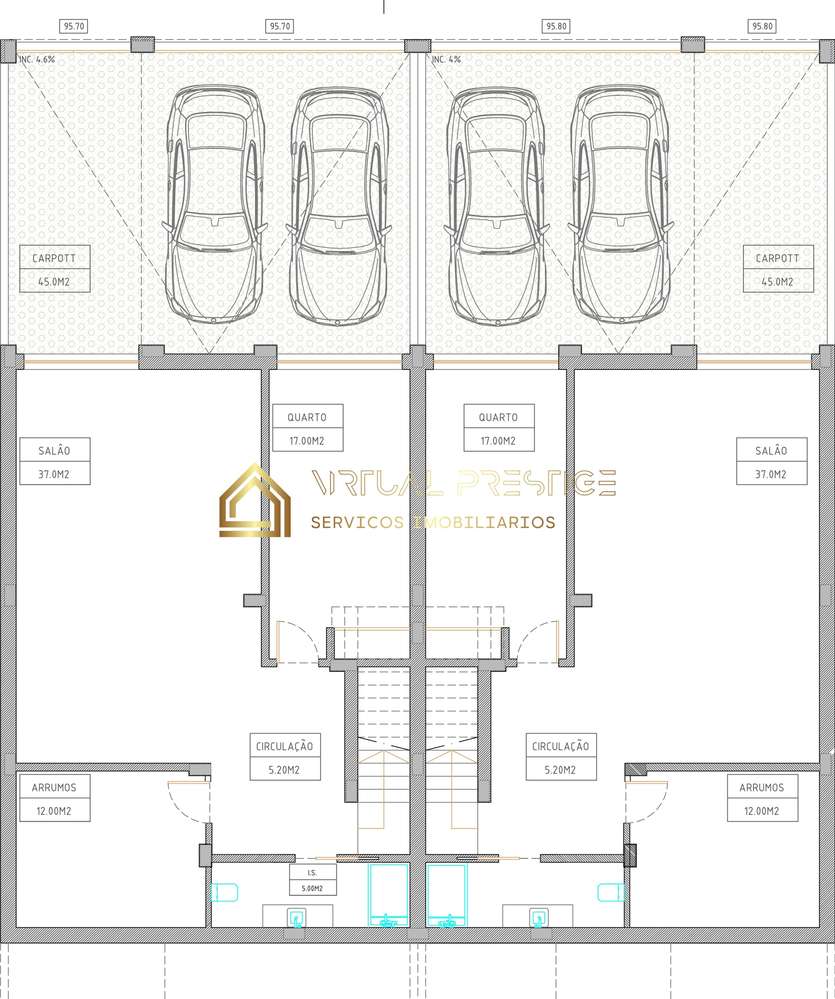 Moradia em Banda T4+1 - Pera - Nova - Garagem-26