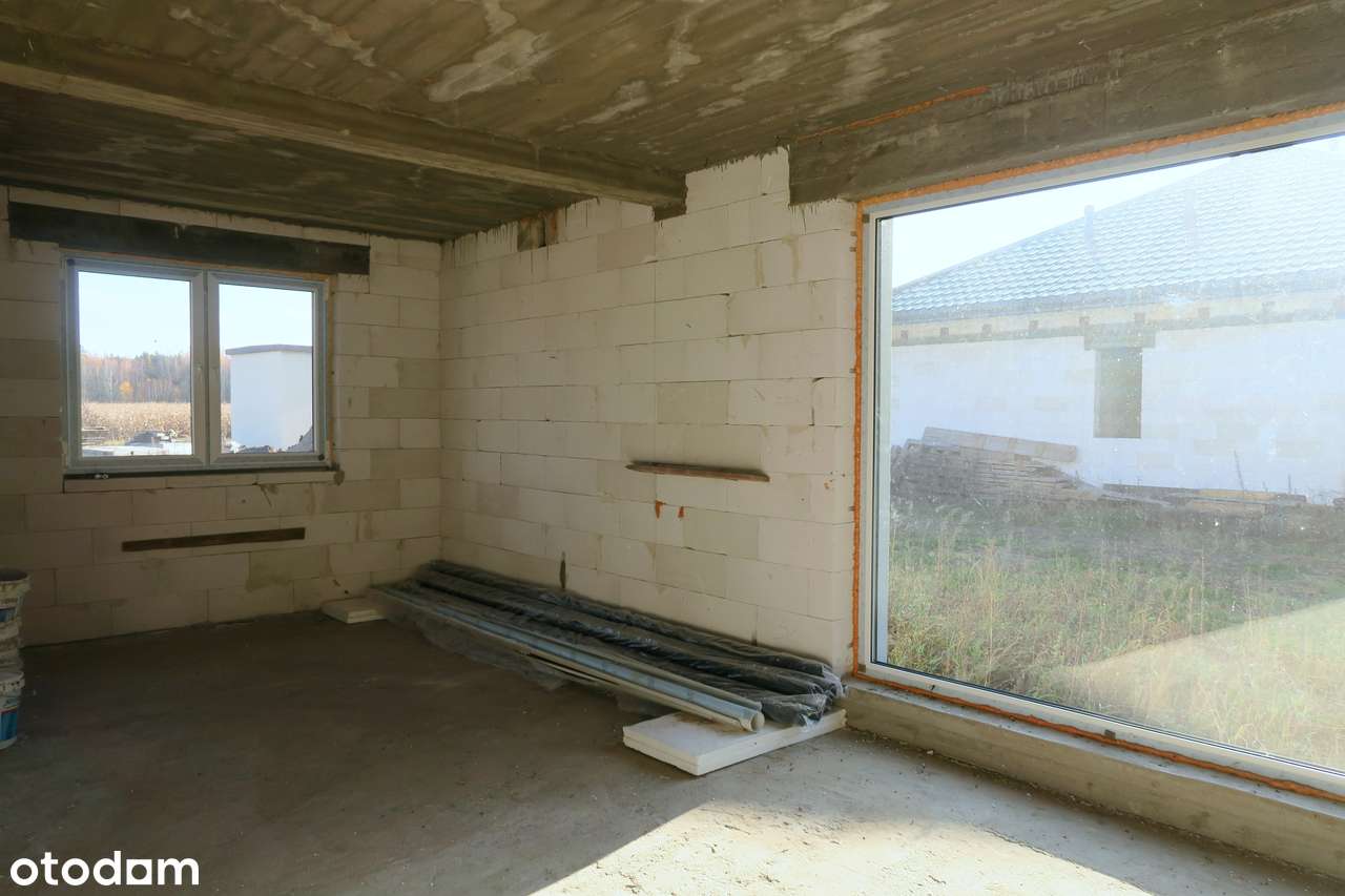 Dom w stanie surowym zamkniętym „plus” – Korczaki gm. Rzekuń - Pełny obrazek: 5/9