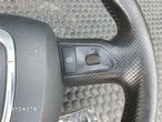 Kierownica Trzy 3 Ramienna Czarna Pikowana Skóra Air Bag Poduszka Wtyczka AUDI A4 B6 B7 - 6