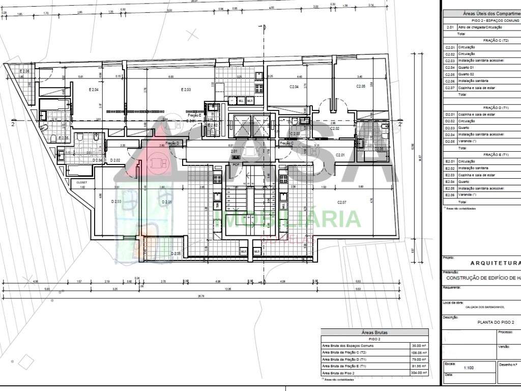 Terreno com Projeto para 15 Fogos + 16 Estacionamentos.-14