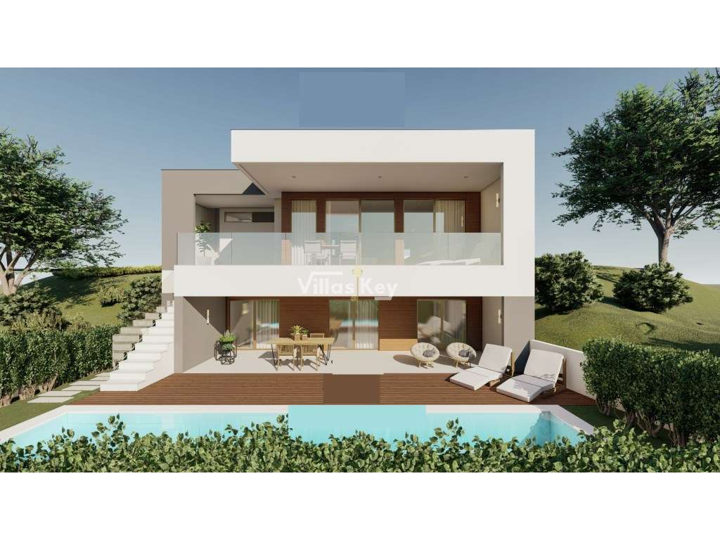 Villa com vista mar, garagem jardim e piscina no Algarve. - Grande imagem: 2/34