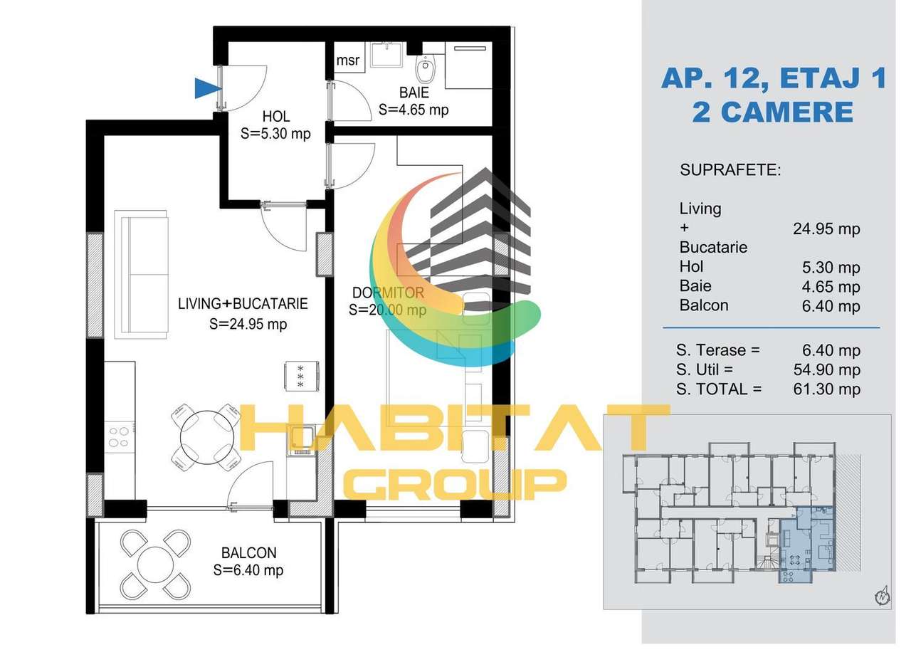 De vanzare, apartament tip studio in Pallady, metrou Nicolae Teclu - Imagine principală: 2/11