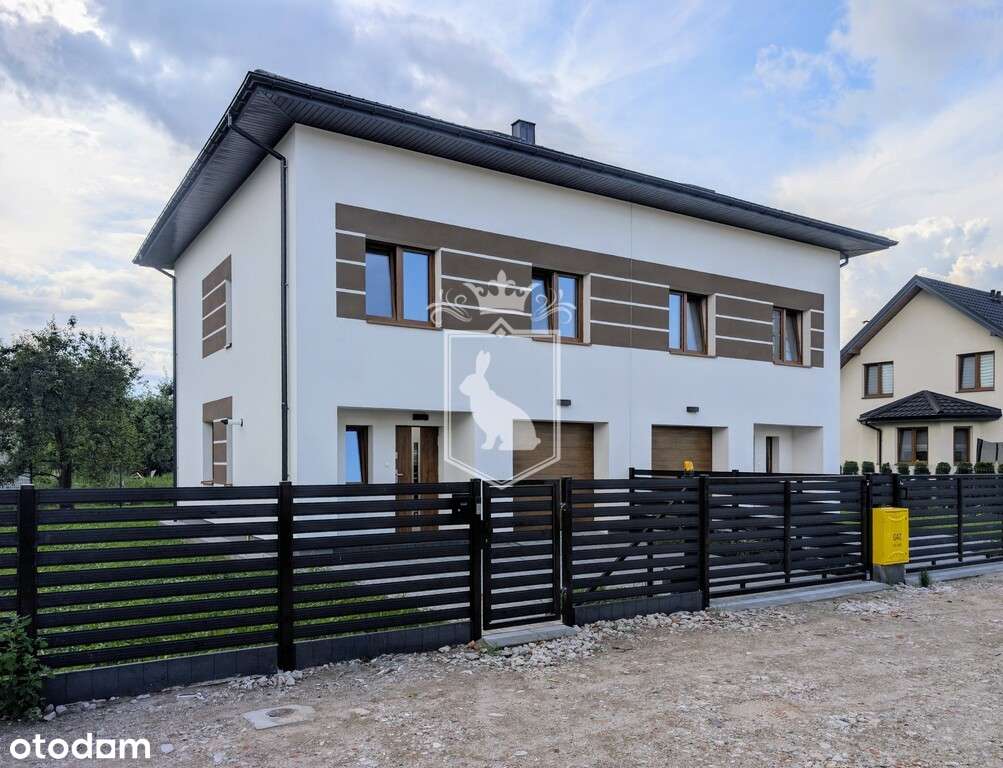 Dom w zabudowie bliźniaczej w stanie deweloperskim-0