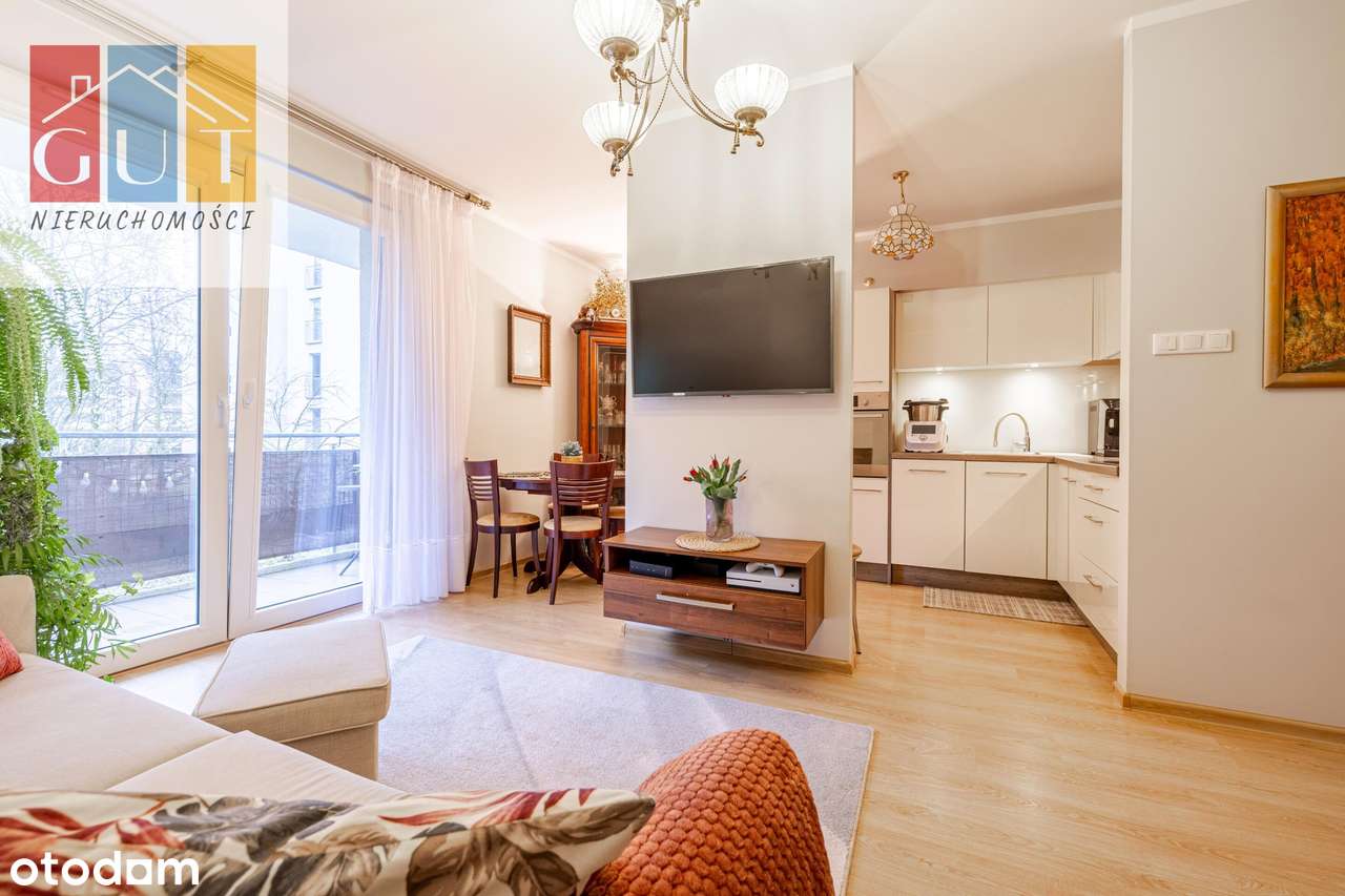 Nowa technologia,  Stylowe 2-pokojowe mieszkanie z balkonem - Mroza 19-5