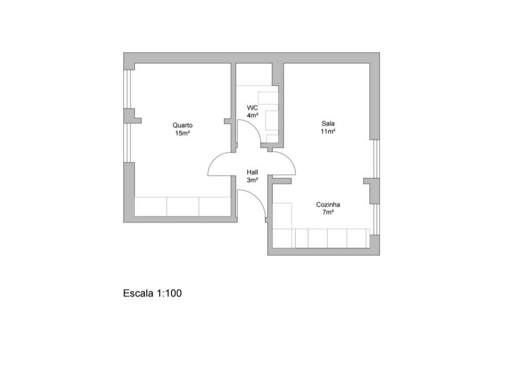 Apartamento T1 c/ Arrecadação Renovado em Porto Salvo-20