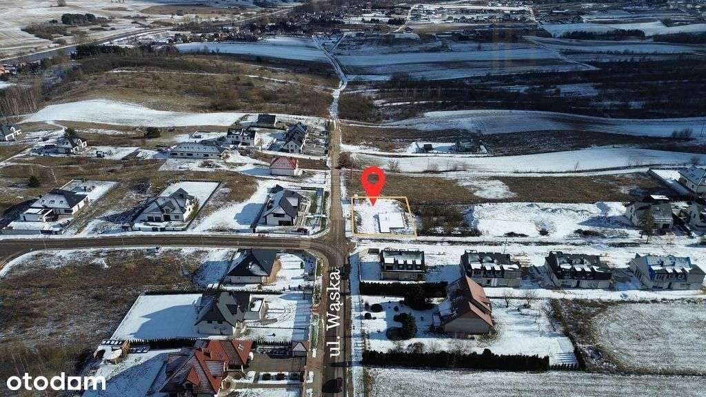 Łomża, Wąska – działka 1100m² z fundamentami - Pełny obrazek: 3/8